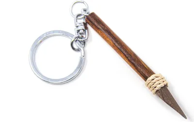 Produktbild von Schlüsselanhänger aus Holz - Speer