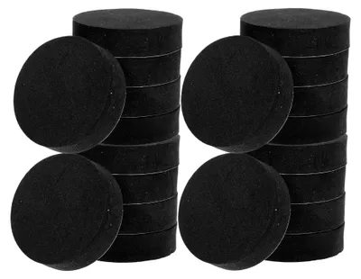 Produktbild von Unsichtbare Topffüße für Blumentöpfe, 20 Stück, selbstklebende EVA-Erhöhungen, Ø56mm, rutschfeste Untersetzer für Garten und Terrasse