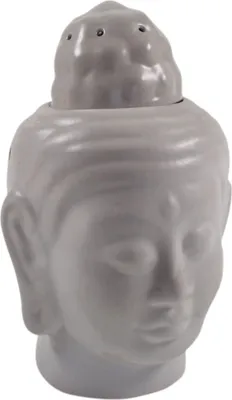 Produktbild von Duftlampe in Buddhaform - Buddha 3 Weiß, Keramik, 14*10*10 cm, Duftlampen & Öllampen
