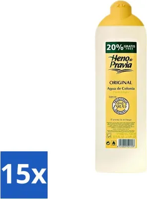 Produktbild von Heno de Pravia – Kölnisch Wasser – Originalduft – Erfrischend & – 780 ml - Vorteilspack - 15 Stücke