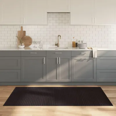 Obrázok produktu pre Obdĺžnikový koberec Tmavo hnedý 100x200 cm Bambus