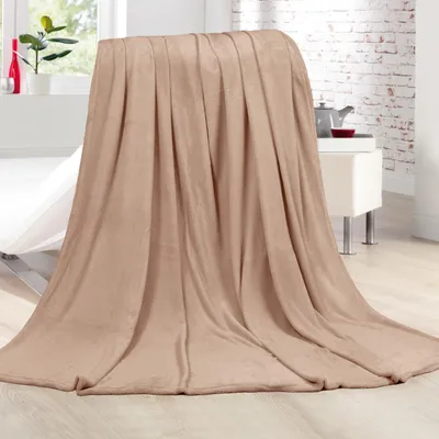 Immagine prodotto di Accogliente coperta Cashmere Touch 200x220cm ( Cammello ) Soffice coperta per divano, divano e letto, copriletto - lancio per divano