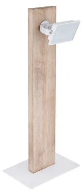 Produktbild von LED Tischleuchte, Holz, weiß, braun, H 45 cm