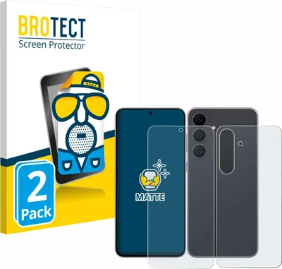 Produktbild von 2x BROTECT Schutzfolie für Samsung Galaxy S25 FE (Display+Rückseite) Displayschutz Displayschutzfolie Folie Matt Entspiegelungsfolie