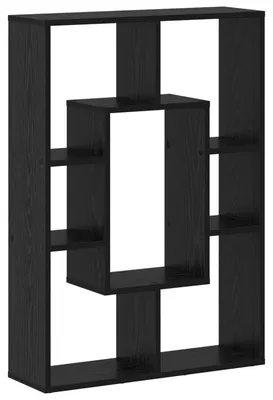 Obrázok produktu pre vidaXL Regál na knihy čierny dubový vzhľad 63 x 20 x 90 cm materiál na báze dreva