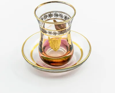 Immagine prodotto di Bicchieri da caffè o da tè con piattini Younès 10 cl x 6 - Set in scatola