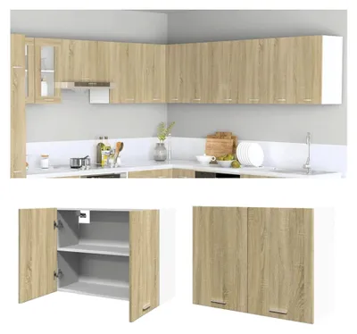 Produktbild von Möbel-Hängeschrank Lyon Sonoma Eiche 80x31x60 cm