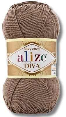 Obrázek produktu pro Alize 1x 100 g vlna Diva, jednobarevná, háčkování, pletení (688)