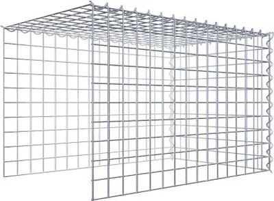Produktbild von Anbaugabione Typ 4 80 cm x 50 cm x 50 cm (L x H x T), Maschenweite 5 cm x 5 cm, Spirale