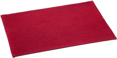 Produktbild von Rhomtuft Badteppich Plain eckig Farbe cardinal Größe 50x70 cm