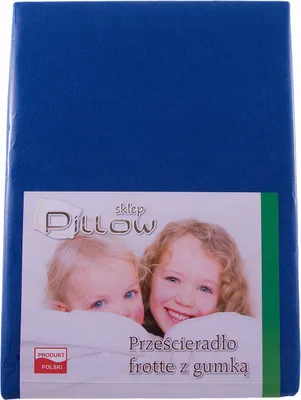 Obrázek produktu pro Froté prostěradlo s gumou 60 x 120 cm – odolné, tmavě modré