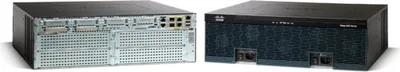 Produktbild von Cisco 3900 3945 Router mit AX-Lizenz - 3 Anschlüsse - 3 RJ-45 Port(s) - Management-Port - 15.0 - 1 GB - Gigabit-Ethernet - 3U - Rackmontage, Desktop, Wandmontierbar
