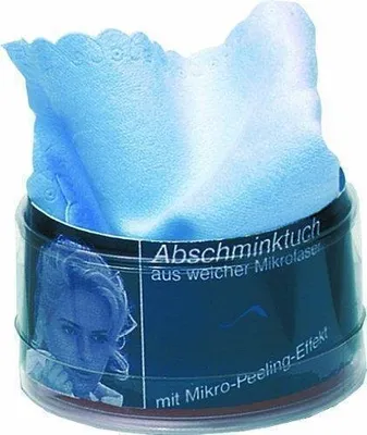 Produktbild von Mikrofaser-Abschminktuch Zartblau, 20 x 20 cm