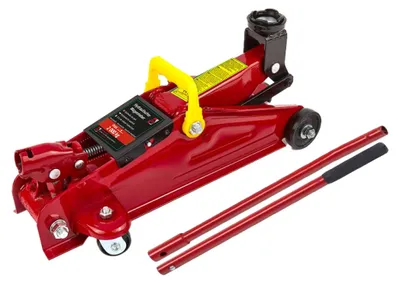 Zdjęcie produktu dla 2 hydrauliczne podnośniki do garażu, udźwig: 2 tony, wysokość podnoszenia: 12,5-33 cm