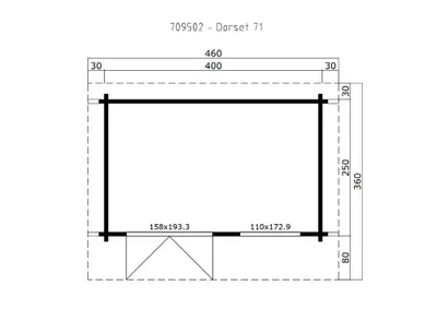 Produktbild von WEKA Weekendhaus/Home-Office 709