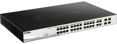 Produktbild von D-Link DGS-1210-28P 28-Port Layer2 PoE Gigabit Smart Managed Switch