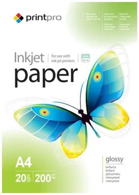 Produktbild von Colorway Fotopapier Print Pro glänzend 200 g/m² / A4 / 20 Blatt