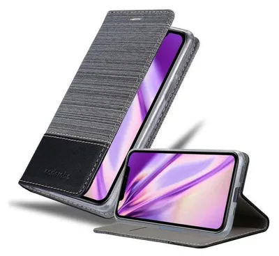 Produktbild von Cadorabo Hülle für Apple iPhone 11 Schutzhülle in Grau Handy Hülle Etui Book Case Cover