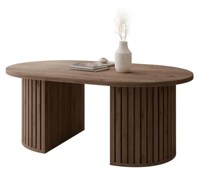 Produktbild von MIRJAN24 Couchtisch Wotkon, Wohnzimmer Tisch (Farbe: Nuss Okapi)