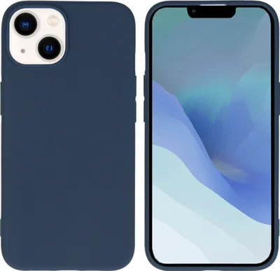 Produktbild von imoshion TPU Color Cover iPhone 14 - Dunkelblau