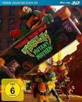 Produktbild von Teenage Mutant Ninja Turtles: Mutant Mayhem 3D - Turbine Collector Series #12 (Blu-ray 3D)