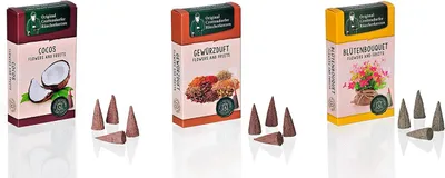 Produktbild von Crottendorfer - Flowers & Fruits - 3er Set - Cocos, Gewürzduft, Blütenbouquet
