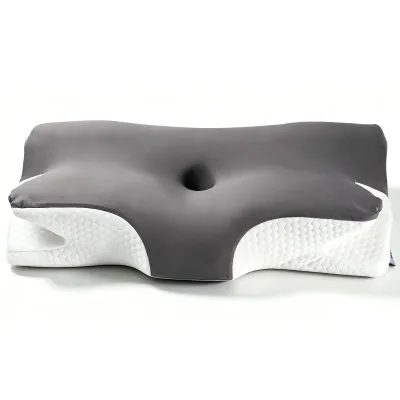 Imagen del producto de Almohada ortopédica para el cuello, con espuma viscoelástica, disponible en 2 alturas