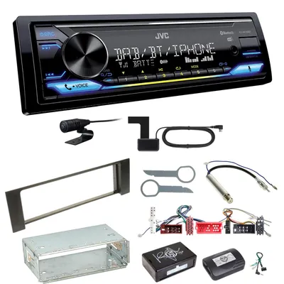 Produktbild von JVC KD-X472DBT Digitalradio Bluetooth USB MP3 FLAC Einbauset für Audi A4 B6 B7