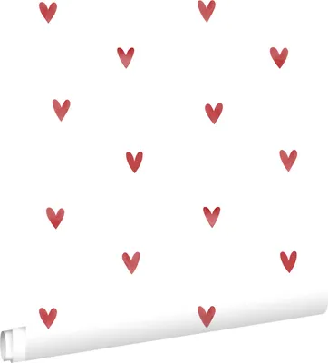 Obrázek produktu pro ESTAhome tapeta srdce bílá a červená 50 x 900 cm