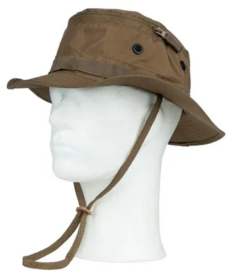 Produktbild von US Boonie Hat mit integriertem Moskitonetz  M coyote / khaki