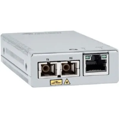 Produktbild von Allied Telesis AT MMC2000/SC - Medienkonverter - 1GbE - 10Base-T, 1000Base-SX, 100Base-TX, 1000Base-T - RJ-45 / SC multi-mode - bis zu 500 m - 850 nm - TAA-konform
