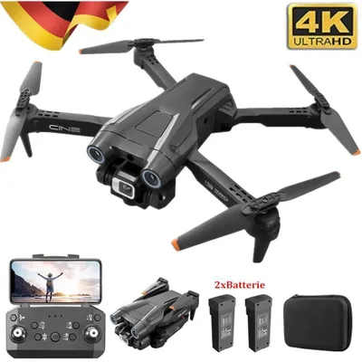 Produktbild von Drohne mit Kamera HD 4K, FPV WiFi Live Übertragung Drohne für Kinder Anfänger, 2 Akku lange Flugzeit,Hindernisvermeidung, One Key Start/Landen
