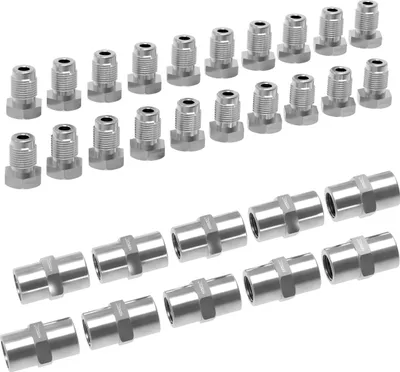 Immagine prodotto di 20+10 Connettore AUPROTEC M10x1 Linea freno 4,75 mm flare F 20x connessione a vite + 10x connettore conforme a DIN/ISO 1651