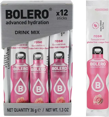 Produktbild von Bolero Sticks (12x3g) Rose - Intra- & Post-Workout - Intra-Workout