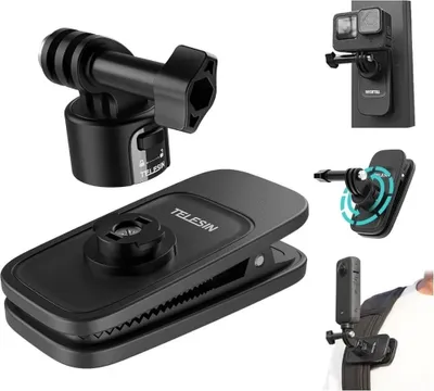 Produktbild von Telesin Go-Quick Rucksack Magnetischer Clip für GoPro DJI Insta-Kameras