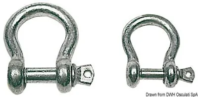 Image de Manille soudée, acier galvanisé à chaud 20 mm , 1 pièce