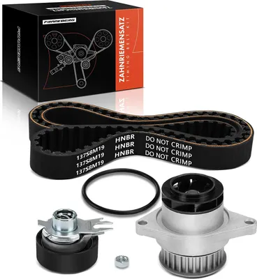 Immagine prodotto di Frankberg 1x cinghia di distribuzione set cinghia di distribuzione pompa dell'acqua per VW Golf Polo Seat Cordoba Inca Skoda