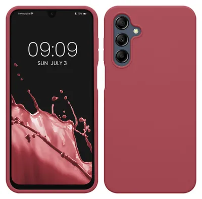 Produktbild von kwmobile Handyhülle für Samsung Galaxy A16 5G Hülle - Case Silikon - Kabelloses Laden - Schutzhülle Cover in Dark Rose