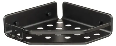 Zdjęcie produktu dla Półka pod prysznic TATAY, aluminium, z wkrętami, bez konieczności wiercenia, narożna