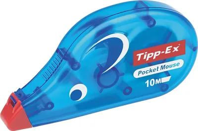 Image de Tipp-Ex 8207892 Rouleau correcteur Tipp-Ex Pocket Mouse, 4,2 mm x 10 m, présentoir