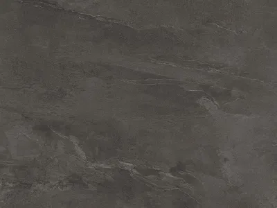 A close-up, textured view of dark slate tile.