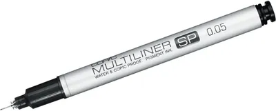 Produktbild von Fineliner Multi Liner SP schwarz 0.05 mm Packung mit 6 Stück