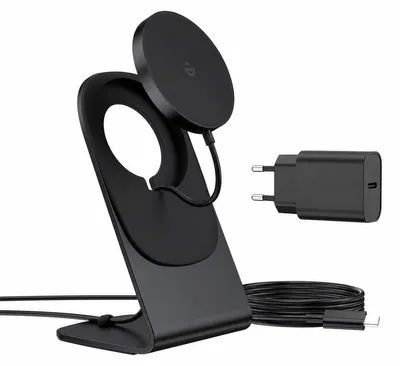 Image de Station de charge inductive compatible avec les chargeurs magnétiques et les chargeurs sans fil