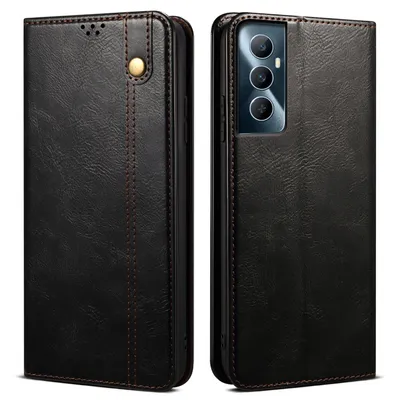 Immagine prodotto di Custodia per Realme C65 4G in pelle flip case portafoglio con funzione stand nero