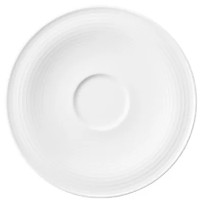Produktbild von 2 x Kombi-Untertasse groß 16,5 cm - Seltmann Weiden Beat Weiß uni
