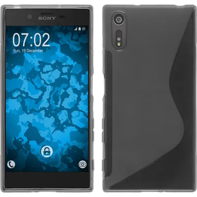 Produktbild von PhoneNatic Case kompatibel mit Sony Xperia XZs - clear Silikon Hülle S-Style + 2 Schutzfolien