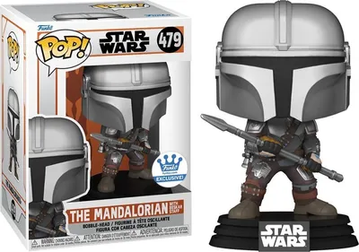 Obrázok produktu pre Figúrka Funko POP Star Wars 479 the Mandalorian with Beskar Staff Special Edition