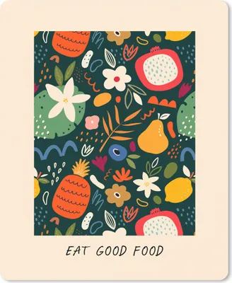 Produktbild von MuchoWow® Mauspad Mousepad Essen Sie gut - Zitate - Sprichwörter - Essen 19x23 cm - Mousepads - Maus Mat - Pad - Mausunterlage - Mauspads - Spielen