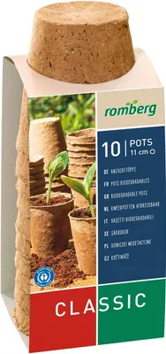 Obrázok produktu pre 11 cm okrúhly kvetináč (10 ks) | kvetináče od firmy Romberg, množstvo (ks):1 ks