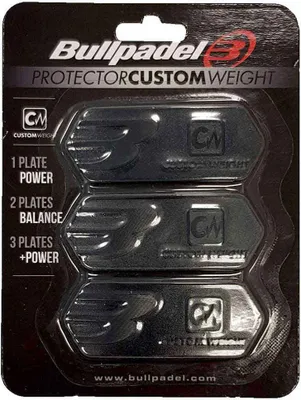 Immagine prodotto di Bullpadel Protezione del peso personalizzata nera Taglia unica